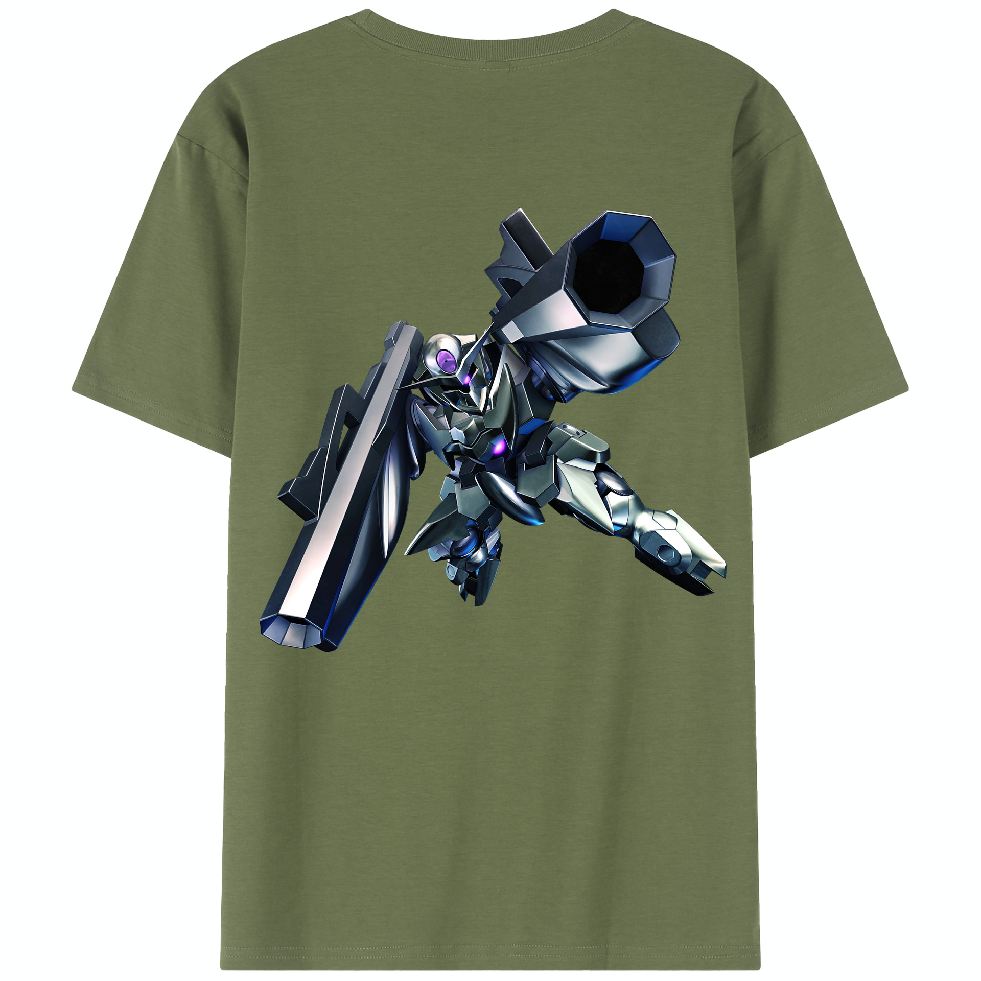 （画像用） 機動戦士ガンダム Mobile Suit Gundam 綿100％半袖Tシャツ（背面プリント）